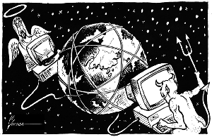 A Web conecta o bem e o mal
